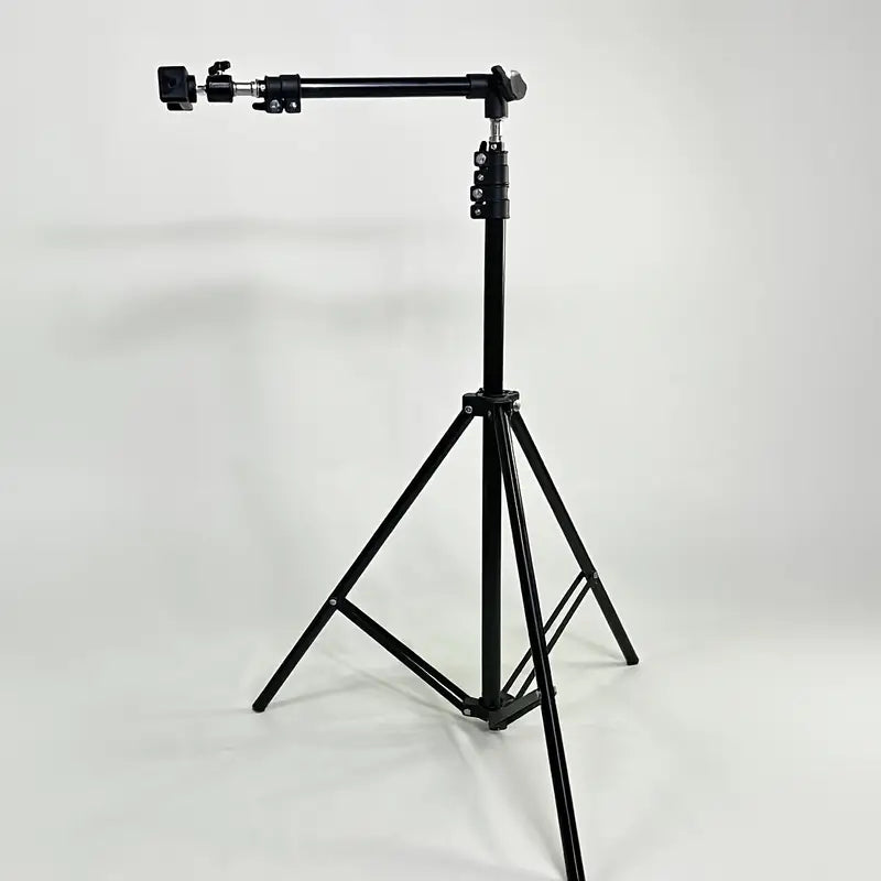 Trépied Métal Réglable 70-200 cm avec Bras Télescopique