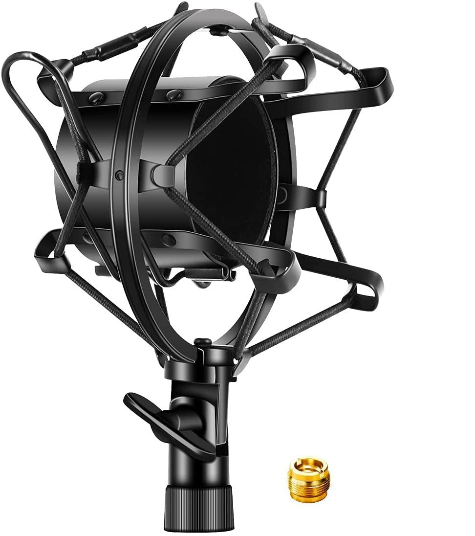 Support anti-choc de microphone à montage lourd 43-50mm en Metal