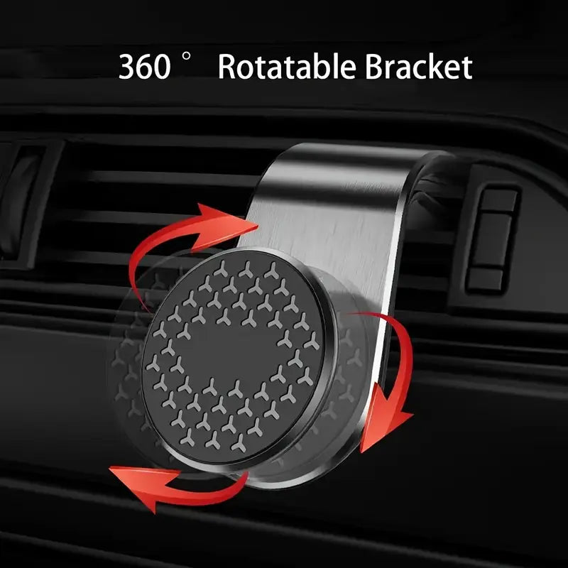 Support Magnétique Universel pour Voiture – Fixation Grille d’Aération