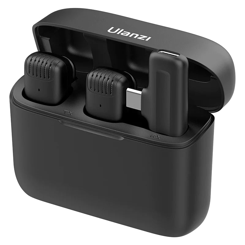 ميكروفون كرافات لاسلكي مزدوج Ulanzi J12