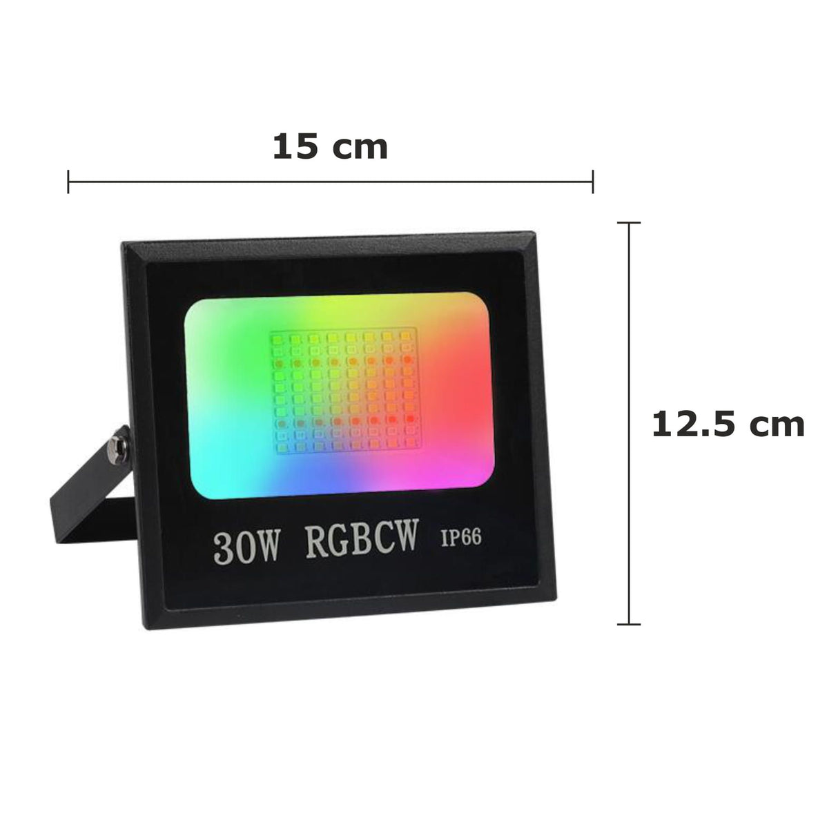 Projecteur LED WiFi Tuya 30W RGBCW IP66 Contrôle SmartLife