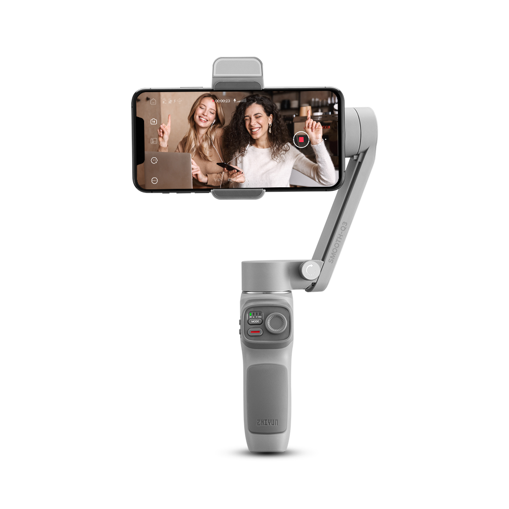 Zhiyun Smooth-Q3 – Stabilisateur 3 Axes avec Lumière LED intégrée