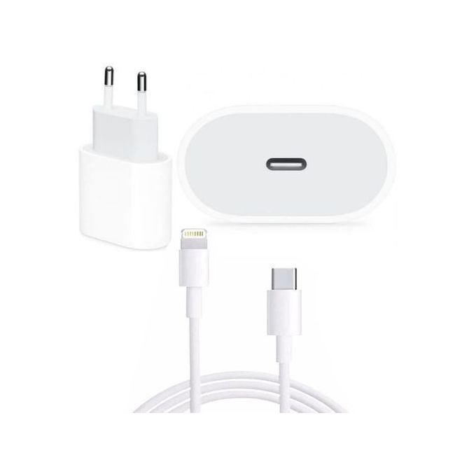 Plustar: Adaptateur d'alimentation USB-C 20 W avec câble inclus