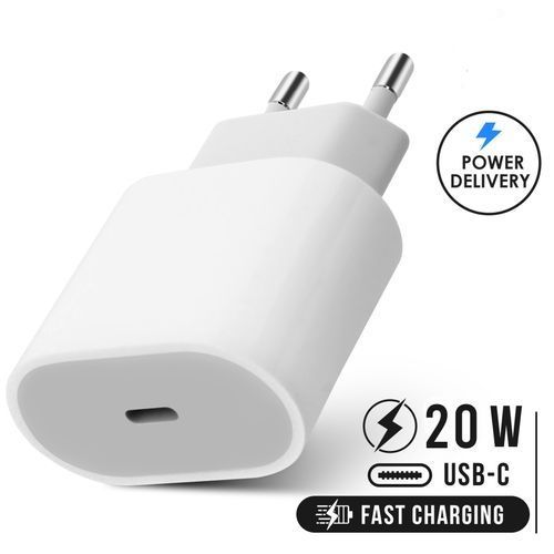 Plustar: Adaptateur d'alimentation USB-C 20 W avec câble inclus