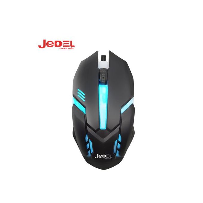 Souris Optique USB 3D Lumineuse RGB pour Ordinateur Jedel