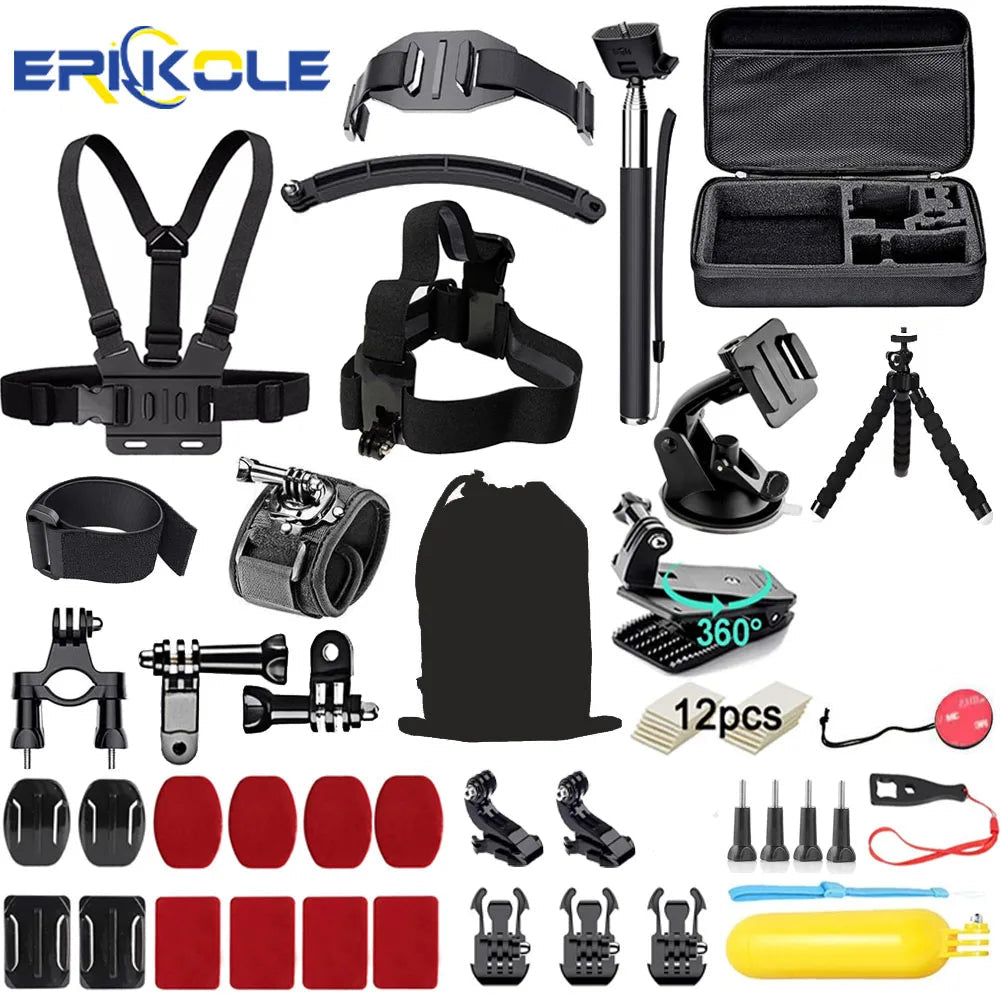 Kit Accessoires Caméra d’Action 50 en 1 Universel