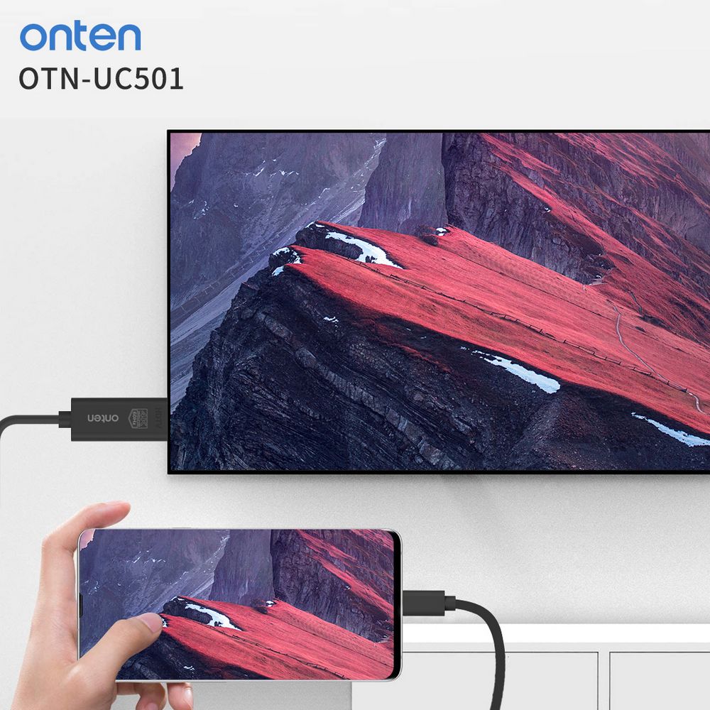 Câble USB-C vers HDMI 4K onten 60Hz – 1,8 m