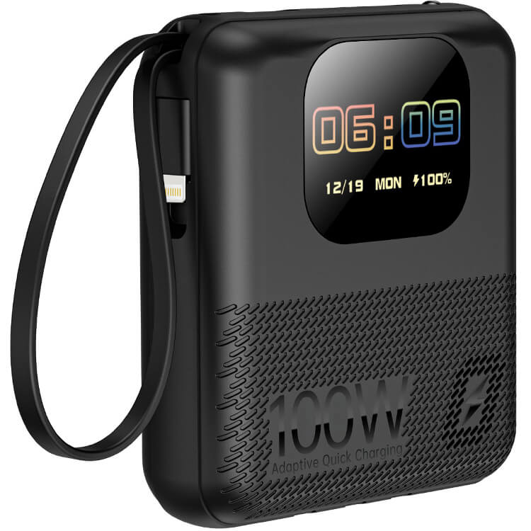 3 en 1 : Montre Connectée, Power Bank et Haut-Parleur avec Appels Bluetooth HD