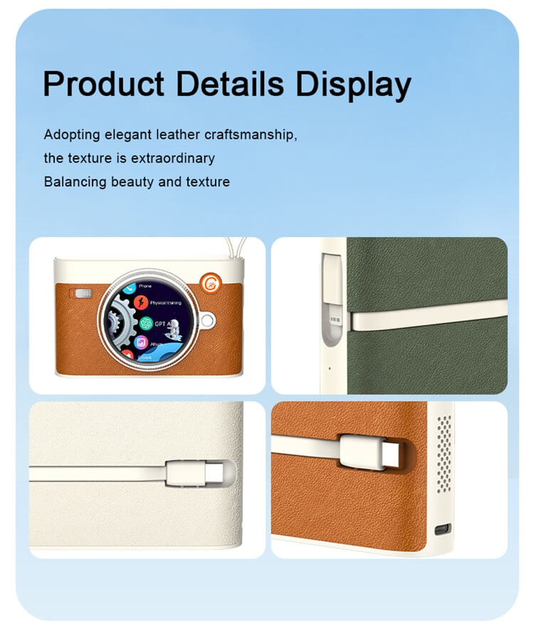 Batterie externe intelligente 10000 mAh PD 66W avec écran