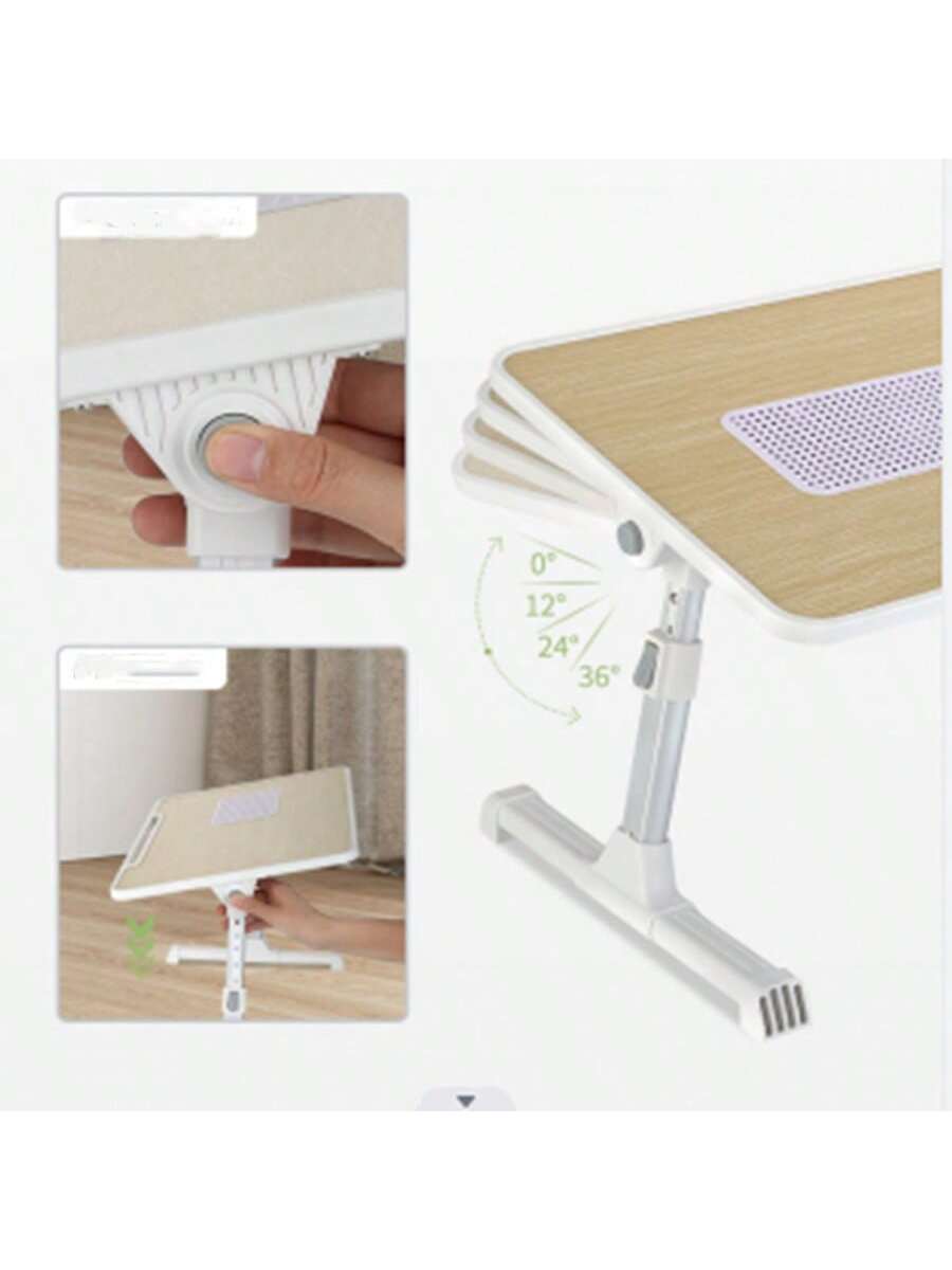 Table d'ordinateur portable pliable et réglable – Avec ventilateur intégré - lapDesk LDA8