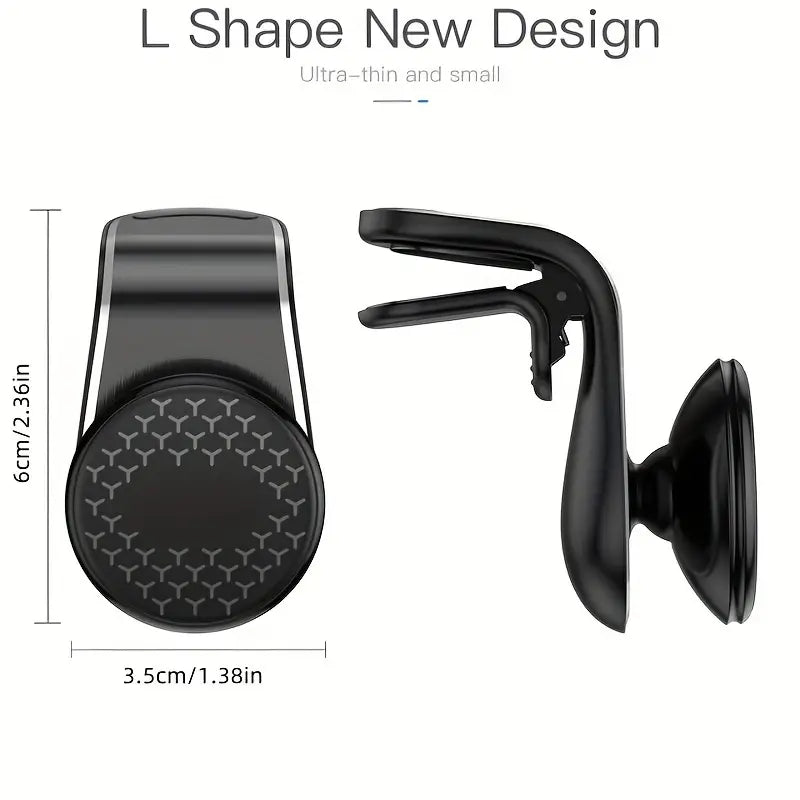Support Magnétique Universel pour Voiture – Fixation Grille d’Aération