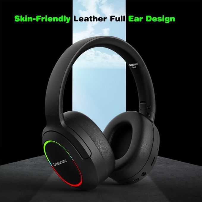 Casque Bluetooth Deep Bass R10 Sans Fil avec Carte TF & FM