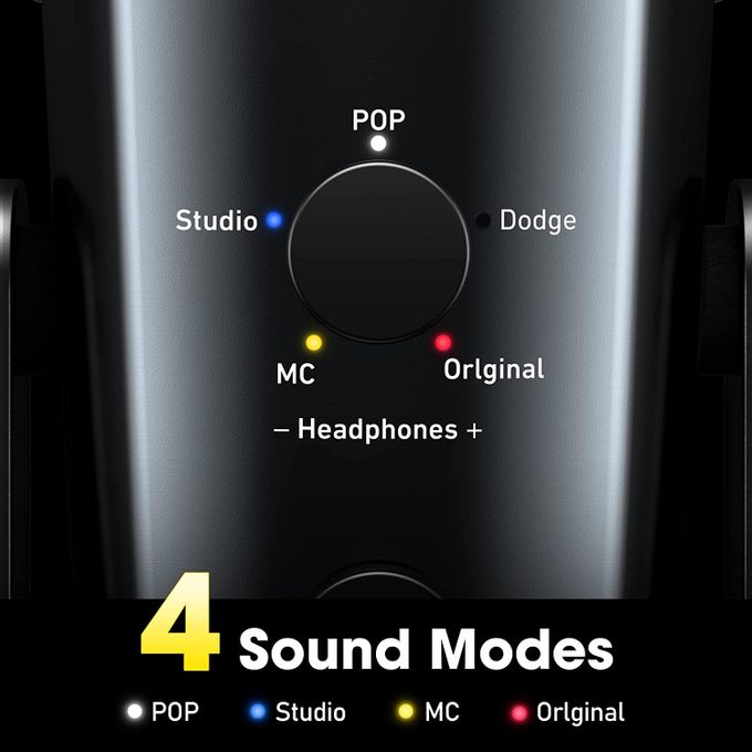 Microphone USB Type-C Professionnel pour PC et Smartphone