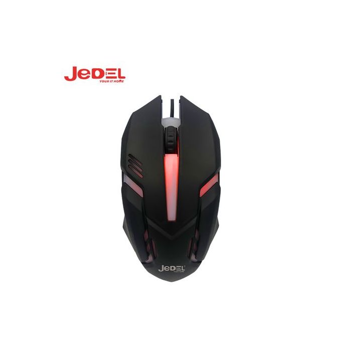 Souris Optique USB 3D Lumineuse RGB pour Ordinateur Jedel