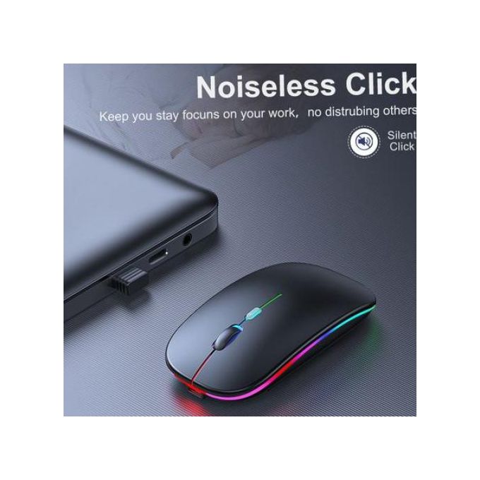 Souris Gamer Sans Fil Azami Tech 7G Rechargeable RGB Silencieuse