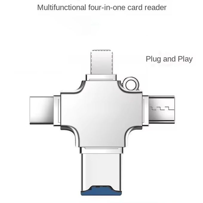 Adaptateur OTG USB 3.0 3-en-1 iOS, Micro USB et Type-C