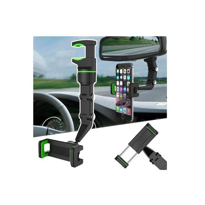 Support Téléphone Rétroviseur Voiture 360° Réglable