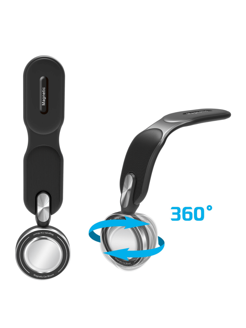 دعم هاتف السيارة العالمي القابل للطي بزاوية 360° - تثبيت مغناطيسي مبتكر