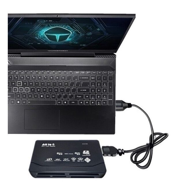 Lecteur de Carte Tout-en-Un USB 2.0 – Multi-format SD/TF/CF/MS