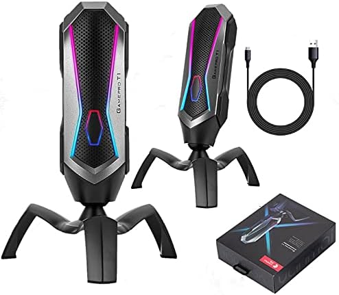 Microphone USB Yanmai Gamepro T1 RGB pour Gaming & Streaming