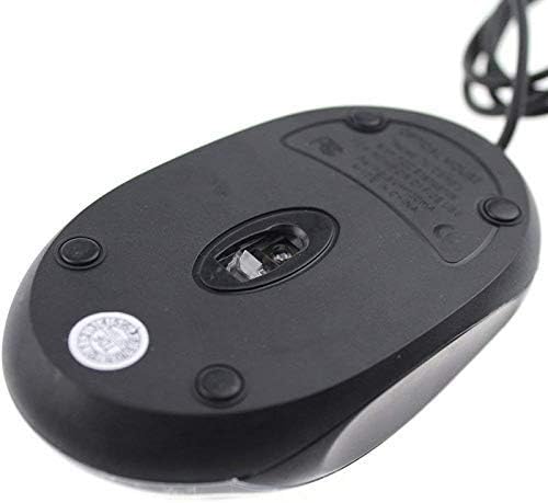 Souris Filaire Ergonomique USB 800 DPI – Ambidextre, Haute Précision