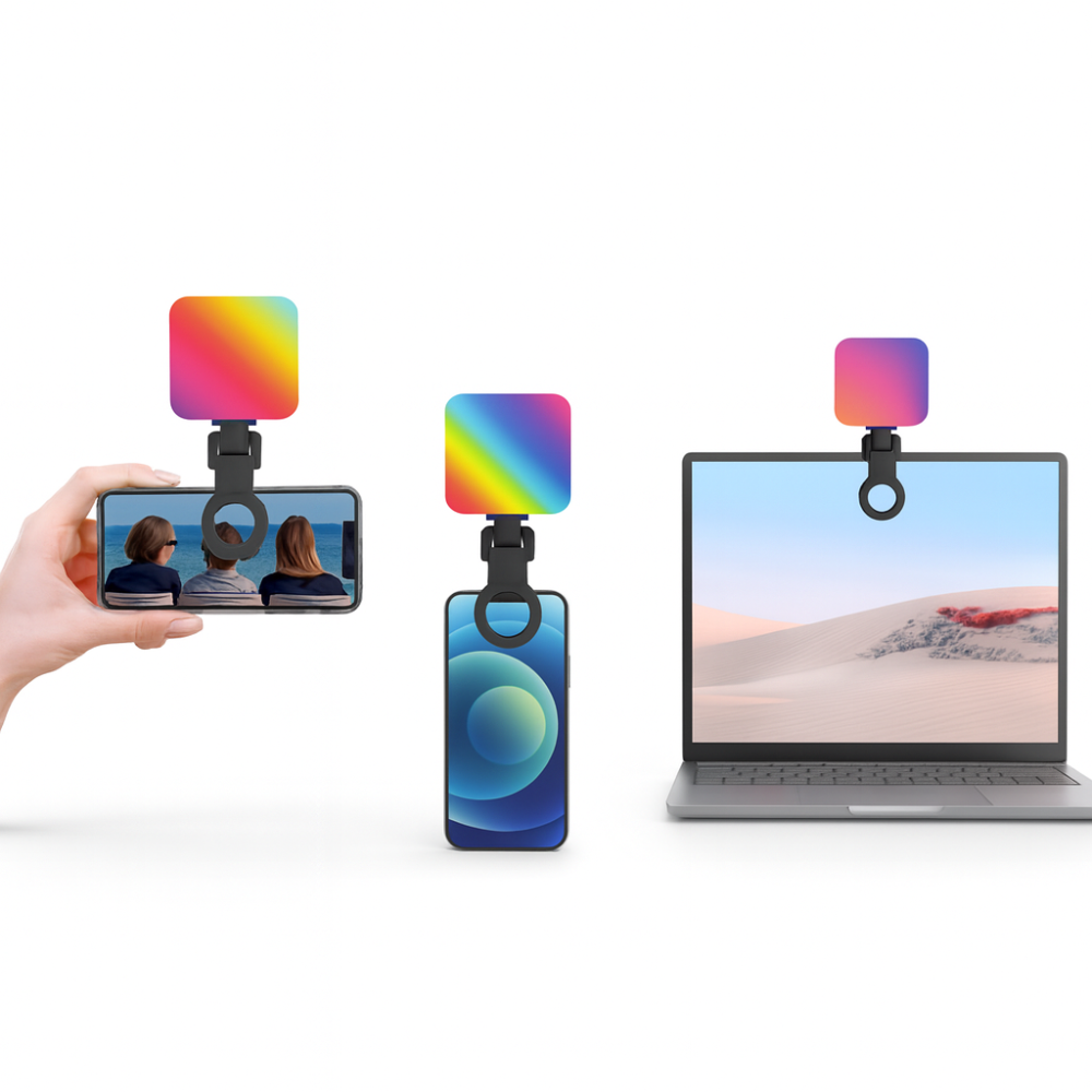 Lampe LED MJ-88 RGB – Lumière de remplissage pour photo et streaming