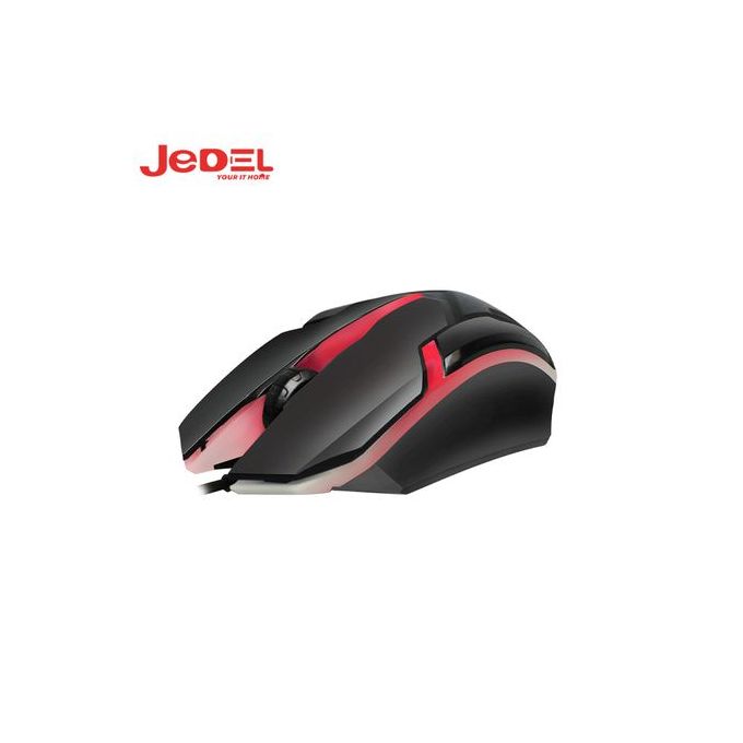 Souris Optique USB 3D Lumineuse RGB pour Ordinateur Jedel