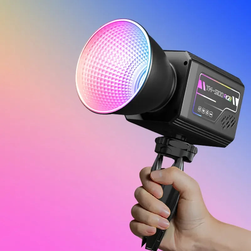 Lumière Photo Portative YM-S100 LED RGB COB 3200K–6500K