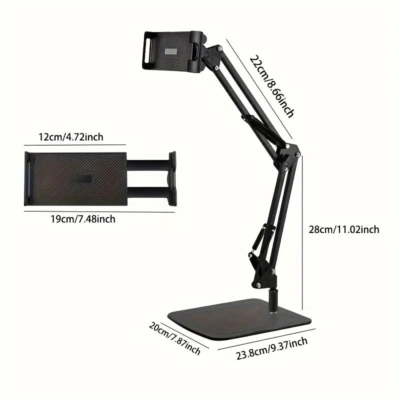 دعم الهاتف والتابلت الدوار والقابل للسحب - حامل مكتب أو سرير للمشاهدة ومقاطع الفيديو