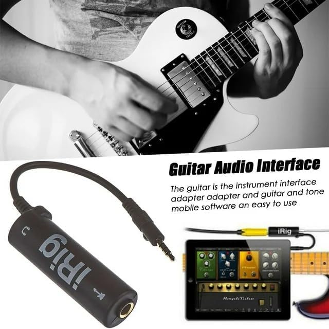 Interface Guitare i-Rig pour iPhone, iPad et Android – Adaptateur Audio
