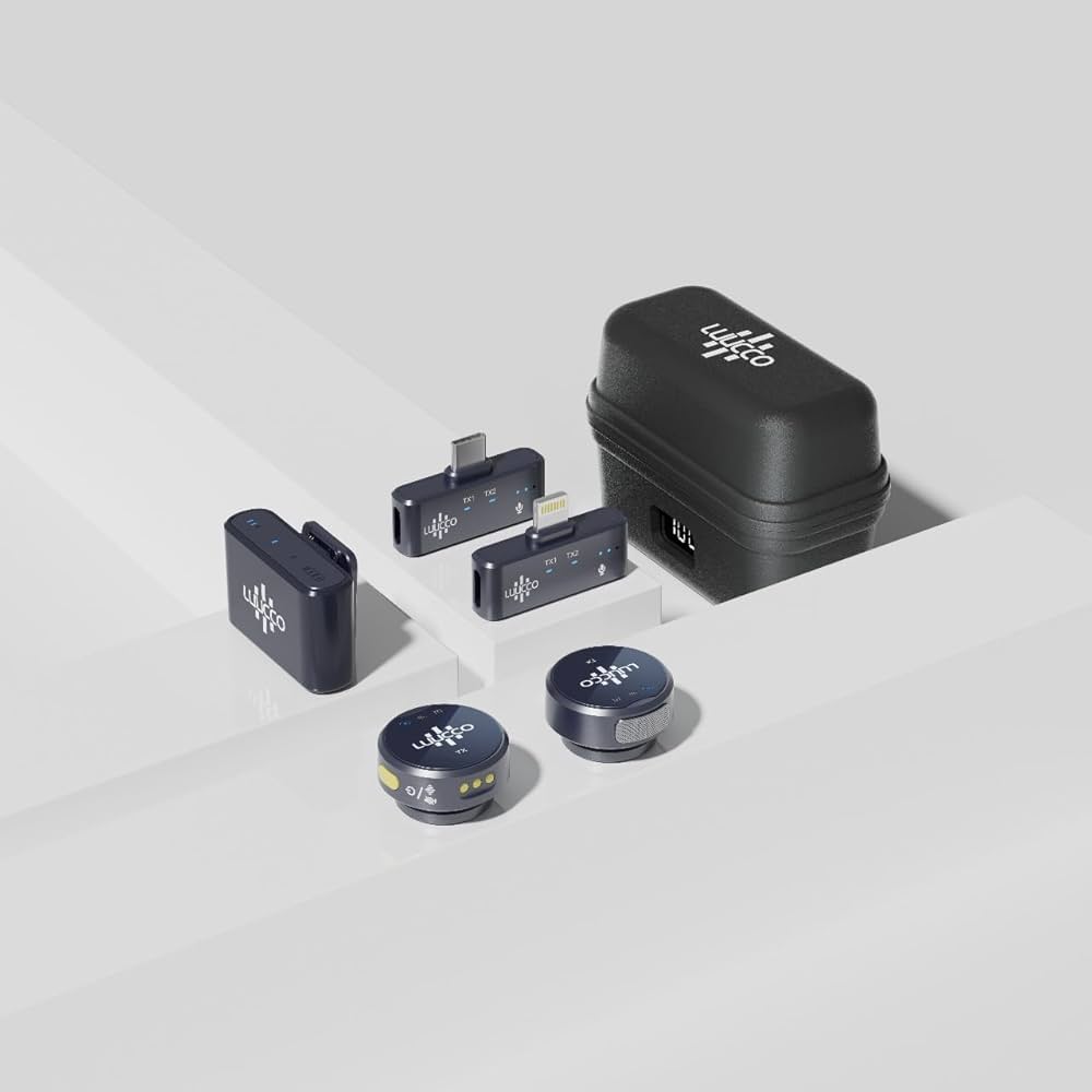 Luucco Airwave K2 Mini – Système de Micro Sans Fil USB-C Professionnel
