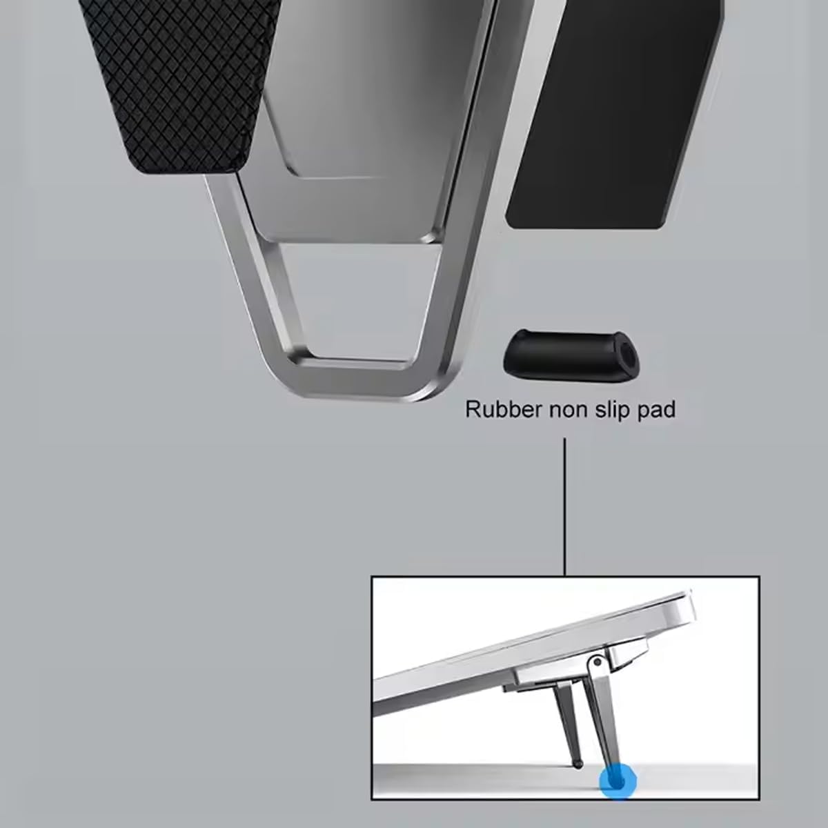 Support pour Ordinateur Portable H5 en Métal (Lot de 2) – Pliable, Ultra-Portable