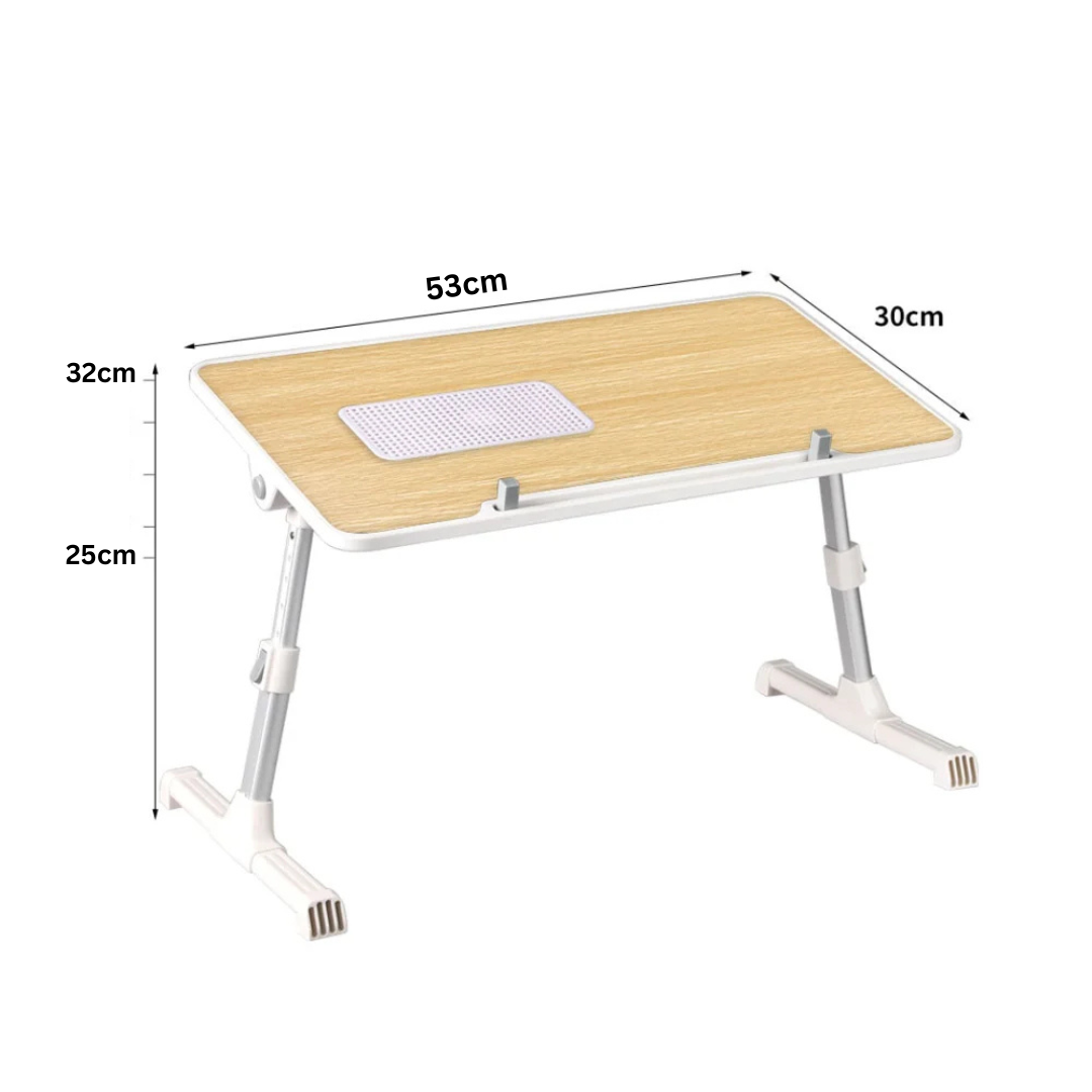 طاولة كمبيوتر محمول قابلة للطي وقابلة للتعديل - مع مروحة مدمجة - lapDesk LDA8