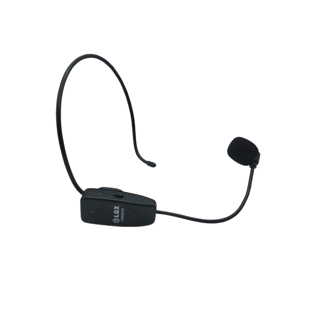 ميكروفون لاسلكي قابل لإعادة الشحن LGX24121 2.4G – صوت استوديو احترافي