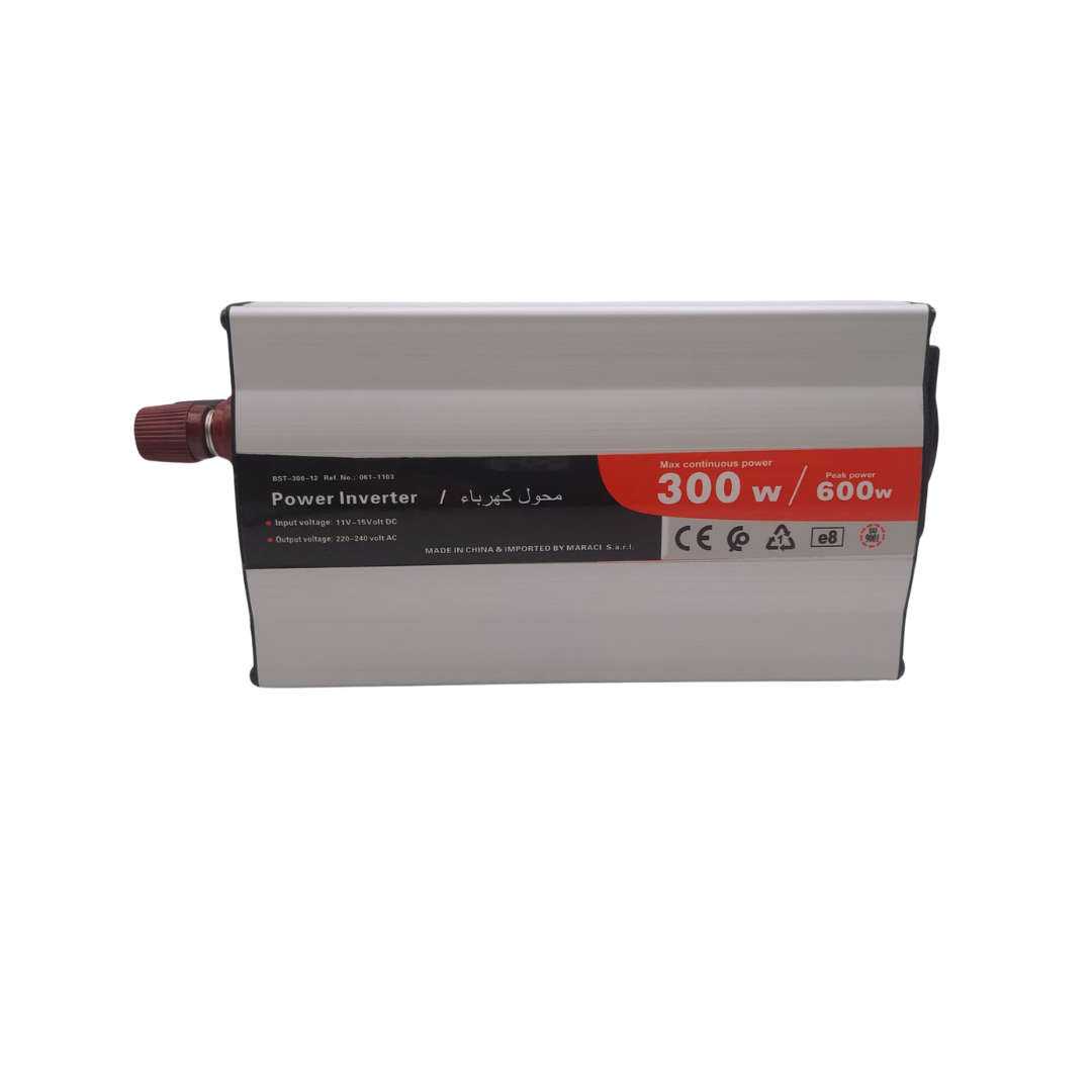محول جهد 12 فولت إلى 220 فولت - 300 واط/600 واط