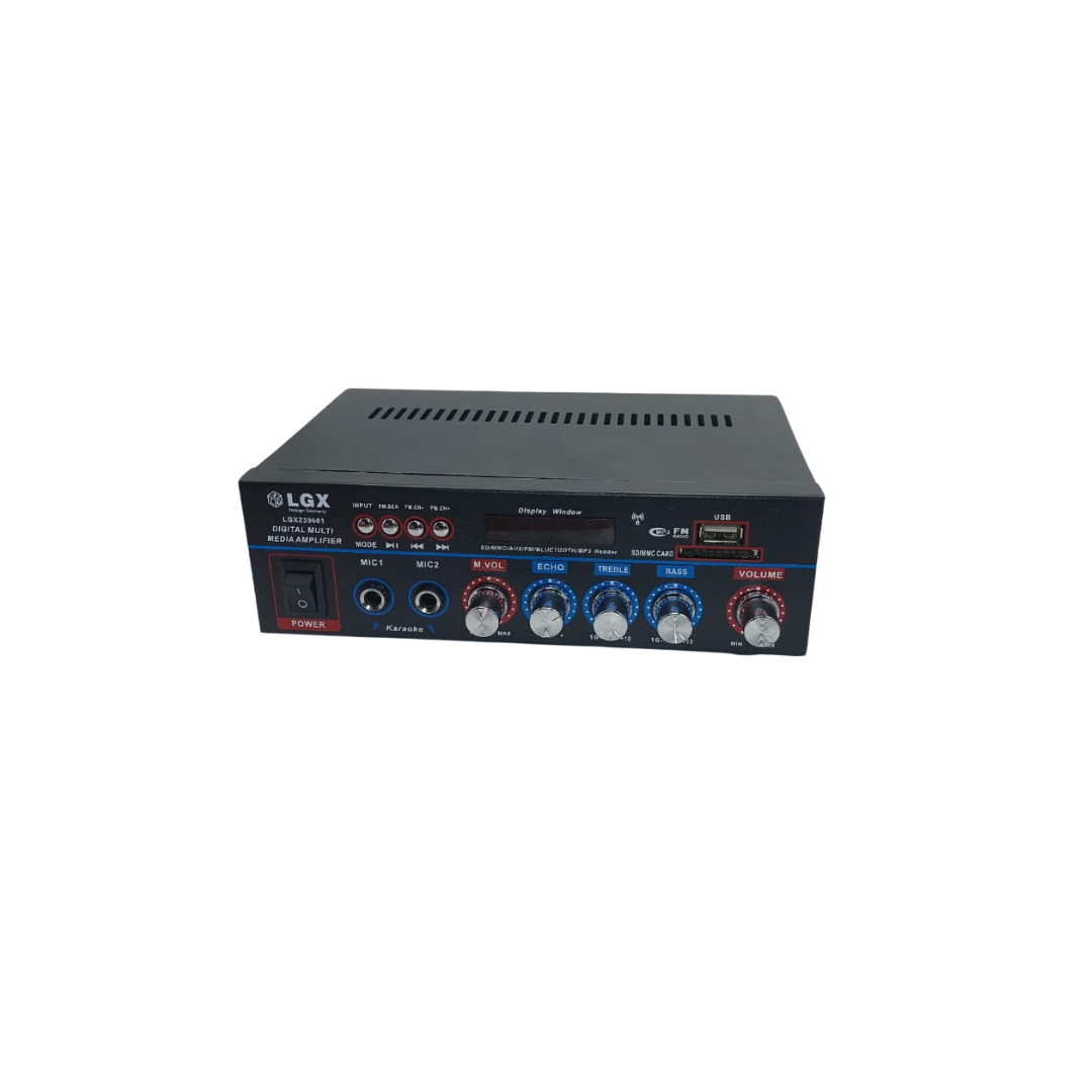 Amplificateur LGX Professionnel Karaoké et Mosquées USB/SD/FM/BT