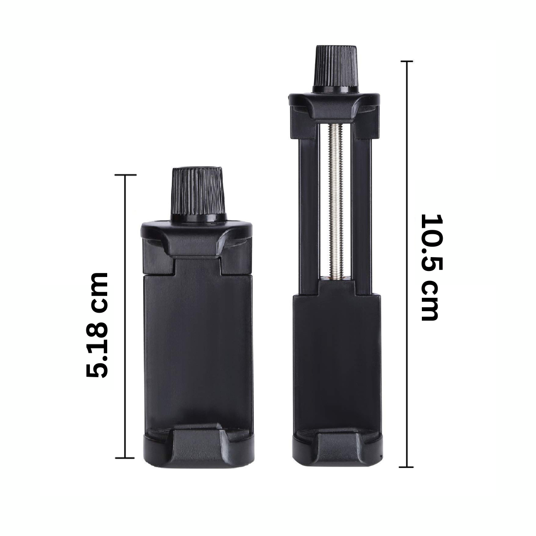 دعم هاتف كير كيس® يونتينغ – خفيف وقابل للتعديل للحامل الثلاثي، أسود