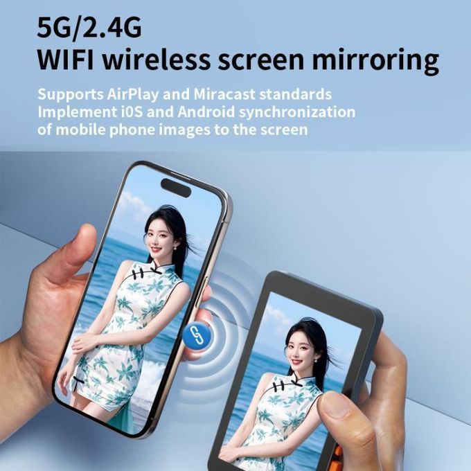 Écran Selfie MagSafe 4" Bluetooth pour Caméra Arrière