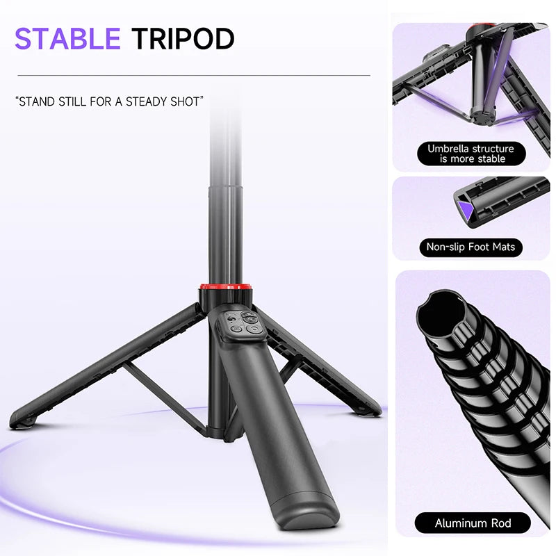 Stabilisateur C22 AI Face Tracking avec Trépied 133cm