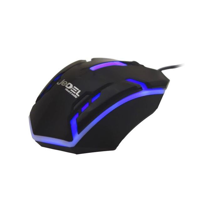 Souris Optique USB 3D Lumineuse RGB pour Ordinateur Jedel