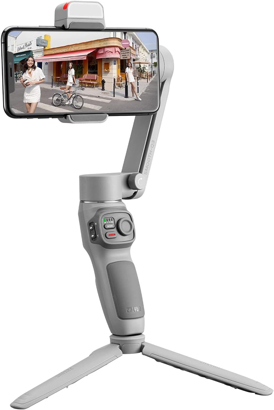 Zhiyun Smooth-Q3 – Stabilisateur 3 Axes avec Lumière LED intégrée