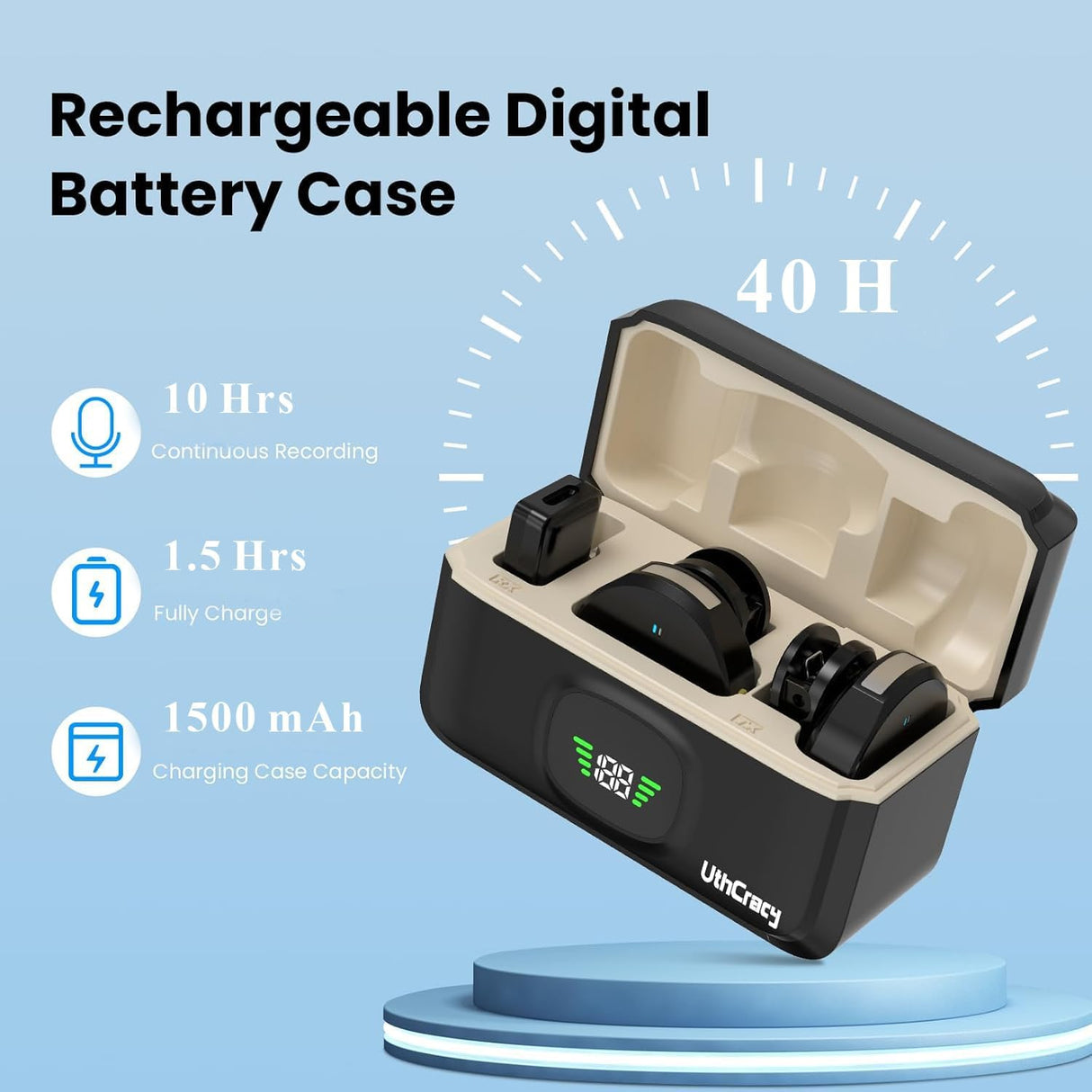 Micro Cravate Sans Fil WM-1 2.4G Type-C & Lightning