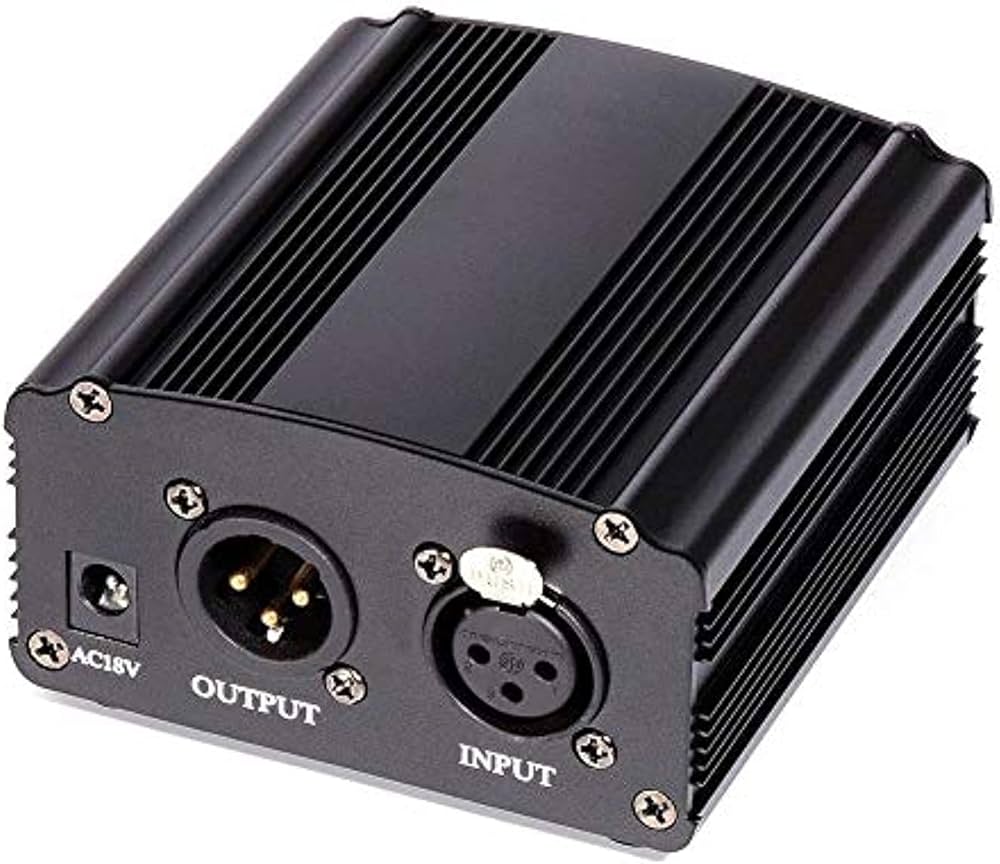 Phantom power 48V et Cable XLR Male female 2M