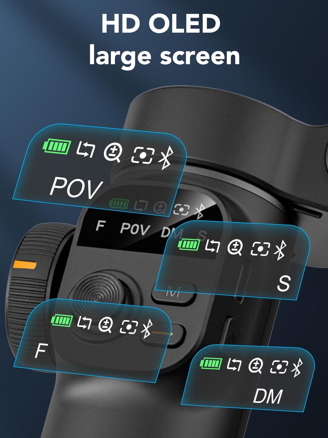 Aochuan Smart X2 Stabilisateur Smartphone 3 Axes avec Suivi IA