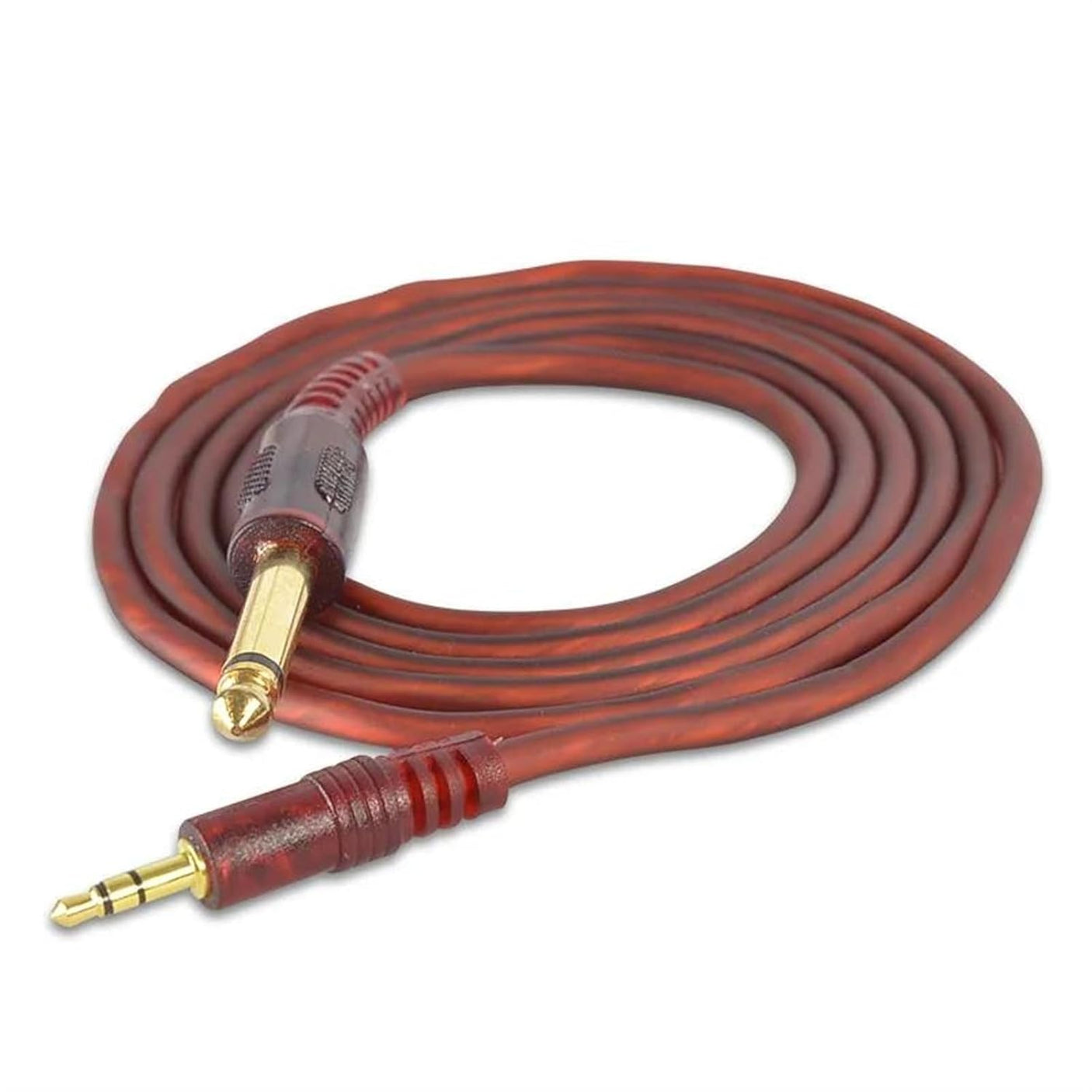 Câble Audio Stéréo 1.5m – Jack 3.5mm vers 6.35mm pour Guitare, Ordinateur, Enceinte, Amplificateur