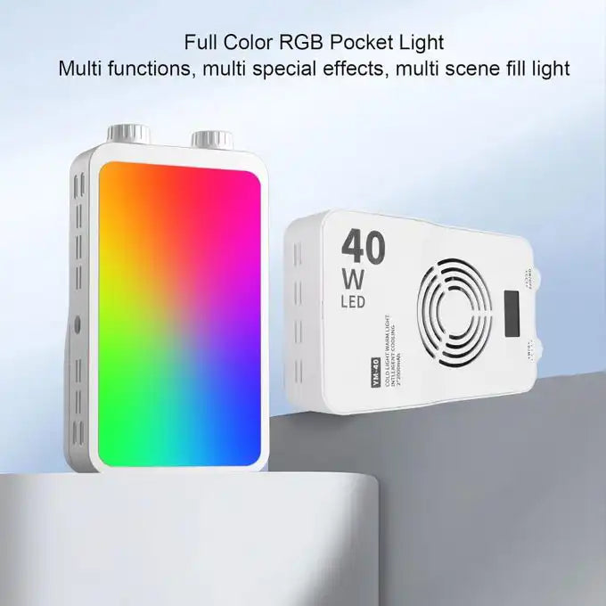 Lampe LED RGB 40W Portable Rechargeable 3000–7000K