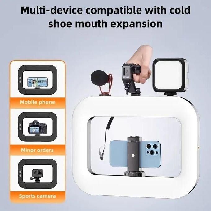 Ring Light Rectangulaire RGB 20W Rechargeable 3600mAh