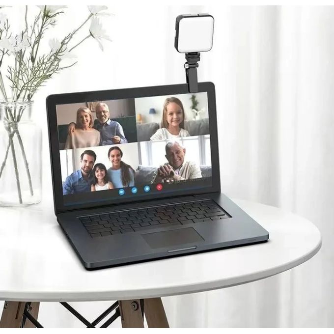 Mini Lumière Vidéo Portable AY-49D – Éclairage LED 800Lm avec 3 Modes de Couleur