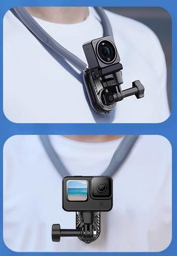 Support de Cou Mains Libres pour Smartphone et Caméra de Sport