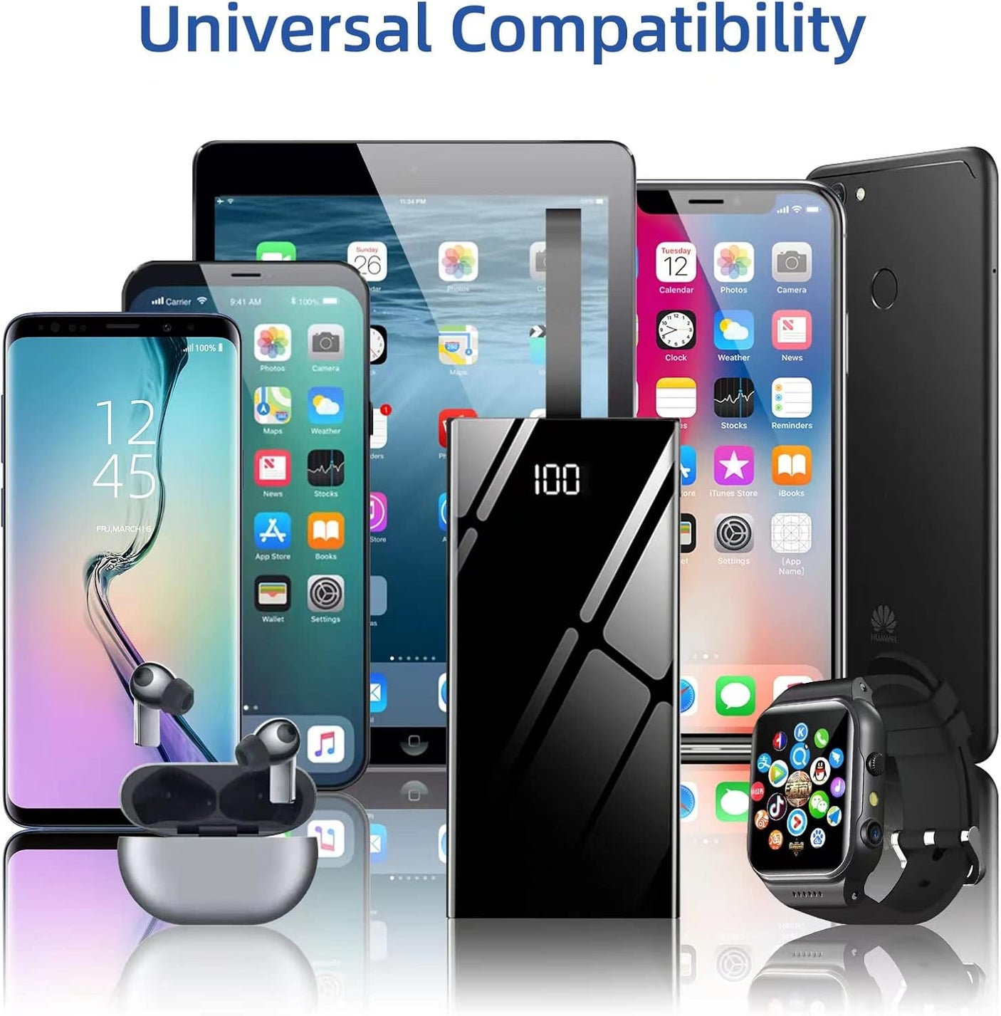 باور بانك 50000 مللي أمبير مع شحن سريع 22.5 واط - بلوس تار